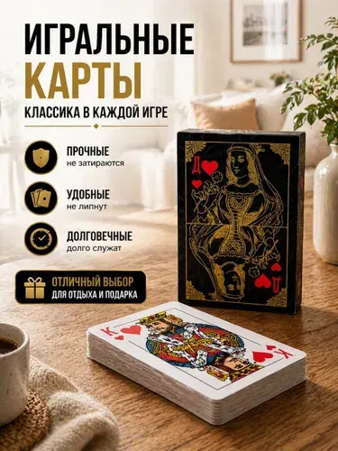 Игральные карты 36 шт, классическая колода