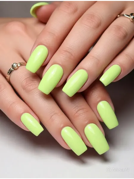 CRISTINANAILS Гель лак для ногтей кислотно-желтый цвет New Neon 29