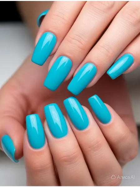 CRISTINANAILS Гель лак для ногтей бирюзового цвета New Neon 38
