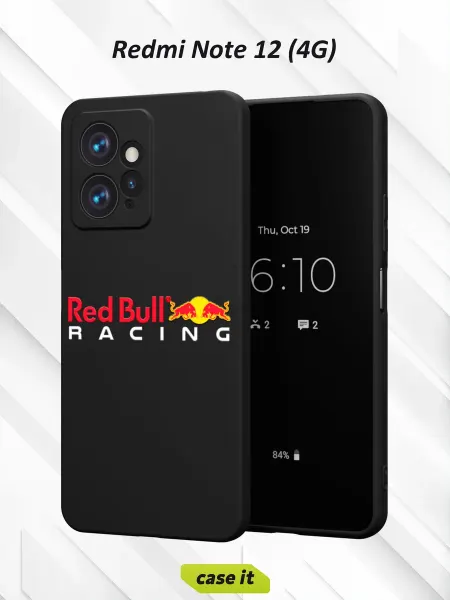 Case it Чехол на Redmi Note 12 4Gс принтом Red Bull