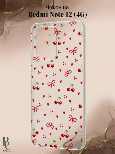 Be Unique Чехол на Redmi Note 12 4G с бантиками