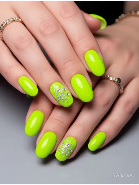 CRISTINANAILS Гель лак для ногтей яркий летний цвет лимонный желтый