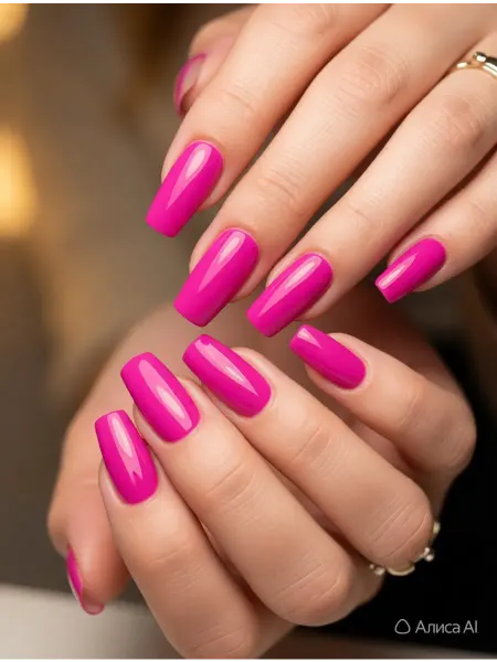 CRISTINANAILS Гель лак для ногтей малиново-розовый летний цвет