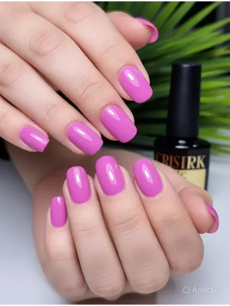 CRISTINANAILS Гель лак для ногтей малиново розовый цвет
