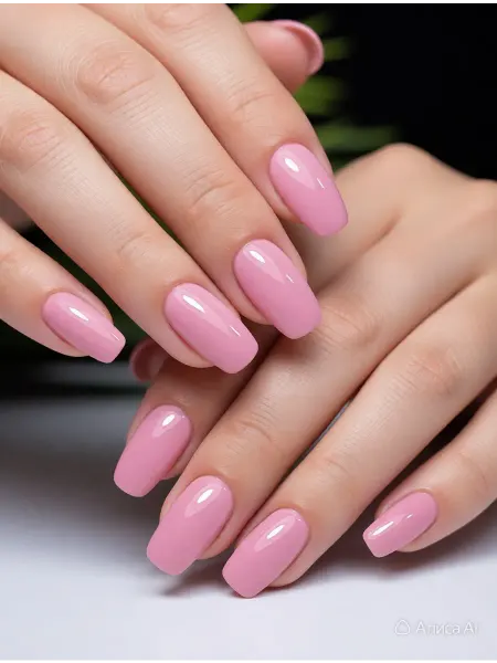 CRISTINANAILS Гель лак для ногтей пудрово розовый