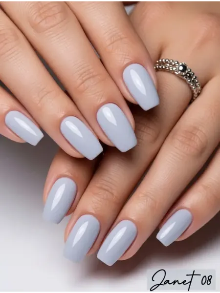 CRISTINANAILS Гель лак для ногтей пыльно-серого цвета