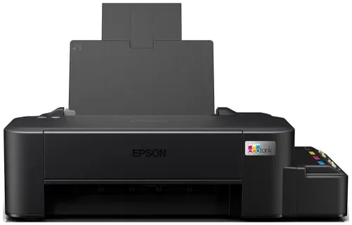 Epson Принтер струйный EcoTank L121 A4, Русская версия, Набор чернил для СНПЧ, Гарантия 12 месяцев, черный матовый