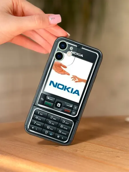 PBl store Чехол на Apple iPhone 12 mini с принтом Nokia