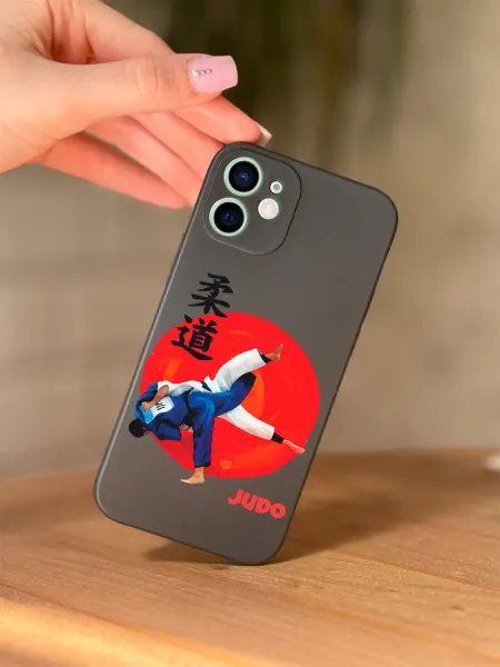 PBl store Чехол на Apple iPhone 12 mini с принтом Дзюдо
