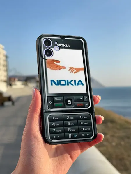 PBl store Чехол на Apple iPhone 12 с принтом Nokia