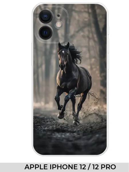 NOOTO Чехол на Apple iPhone 12 12 pro лошадью