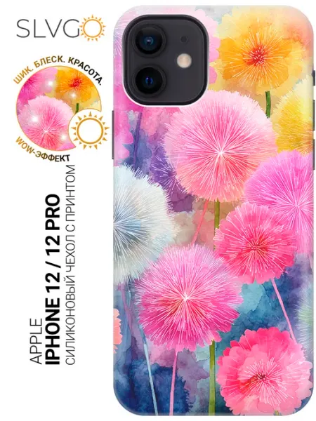 SLVGO Чехол на Apple iPhone 12, 12 Pro модный