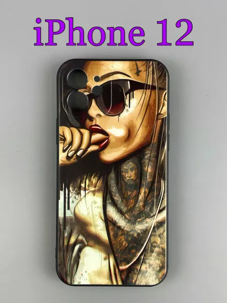 Epic Bro Чехол на iPhone 12 с принтом силиконовый айфон 12