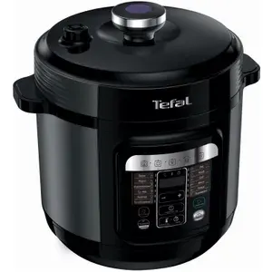 Мультиварка скороварка Tefal Home Chef Smart Multicooker CY6018M2, с чашей 6 л, LED-дисплеем, антипригарным покрытием, 12 автоматическими программами