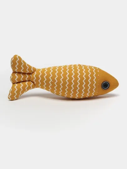 Трикотажная игрушка для кошек "Рыбка"