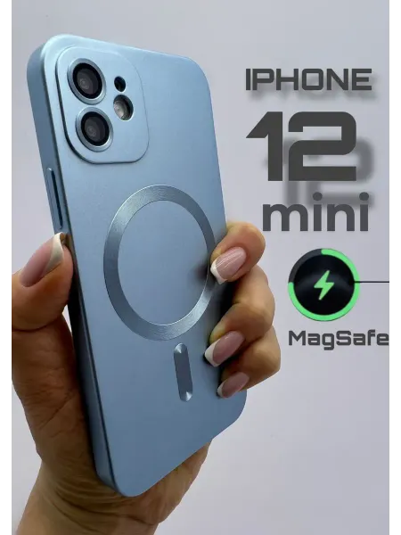 GreenQueen Чехол на iphone 12 mini квадратные грани magsafe