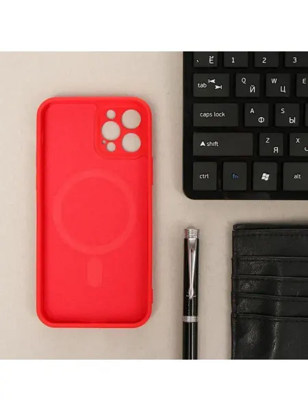 Luazon Home Чехол на iphone 12 Pro, MagSafe, силиконовый