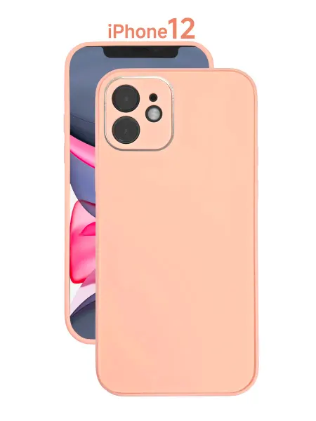 Чехол на iPhone 12 имитация стекла