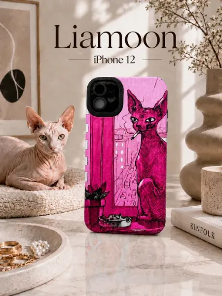 Liamoon Чехол на iPhone 12 с принтом