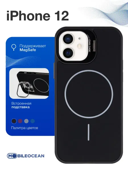 Mobileocean Чехол на iPhone 12, Айфон 12 Magsafe