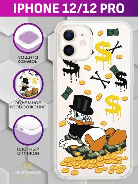MustHaveCase Чехол на iPhone 12 12 Pro с принтом