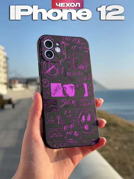 PBl store Чехол на iPhone 12 с принтом Граффити