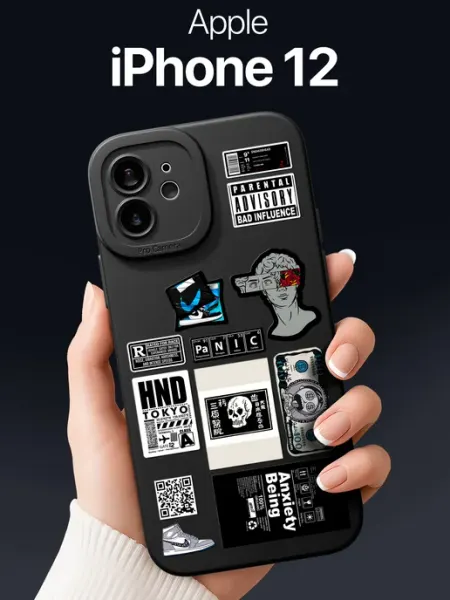 SCDesign Чехол на iPhone 12 с цветочным принтом
