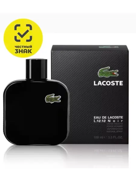Оригинал Туалетная вода LACOSTE L 12.12 NOIR 100 мл