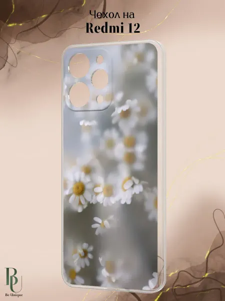Be Unique Чехол на Redmi 12 Ромашки