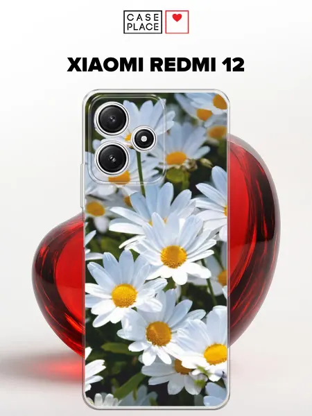 Xiaomi Чехол на Redmi 12 с ромашками