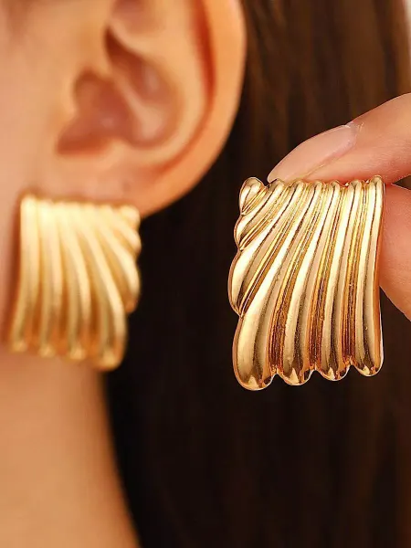 Mary accessory Серьги бижутерия гвоздики крупные
