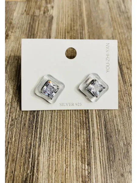Amely Rid Серьги бижутерия стразы крупные пусеты