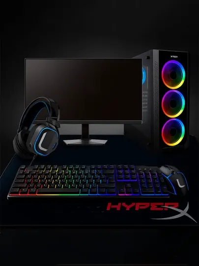 Комплект ПК: i3, i5 12-е поколение, RX580, GTX1660S, RTX2060S, 16GB DDR4, 24' 180Hz монитор