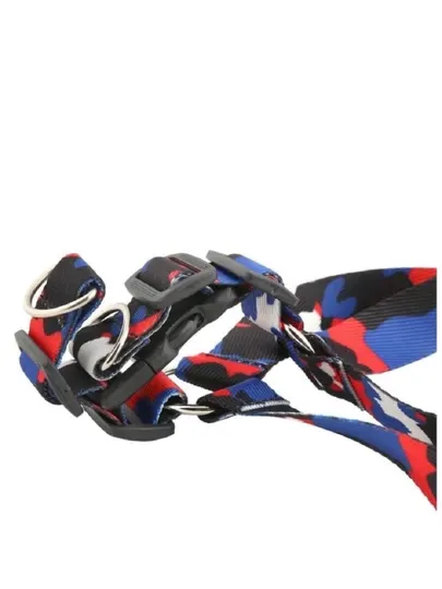 Шлейка для собак, поводок, ширина 2 см, 120 см, 36-49 см 35-45 кг XL рандомные цвета