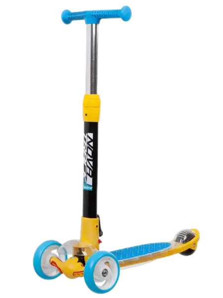 NOVATRACK Самокат-кикборд RainBow, 80 120 мм, дека 44х12