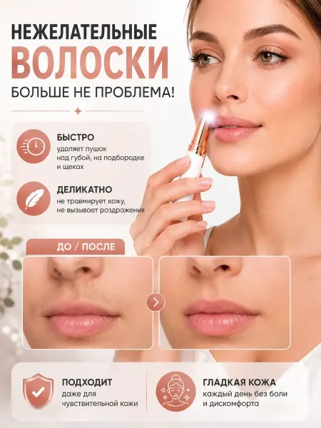 ЖЖ стор мини эпилятор для удаления волос без боли и раздражения