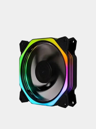 RGB-вентилятор для компьютера, 120 мм , радужный цвет, с высоким воздушным потоком