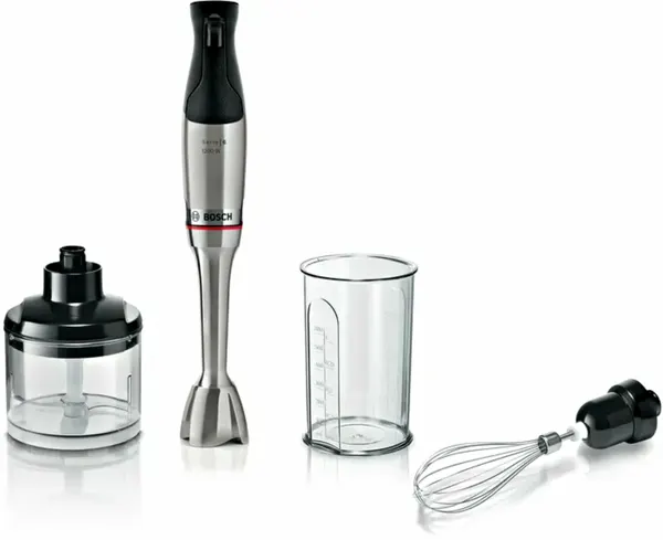 Блендер Bosch MSM6M821, 1200 Вт, погружной, нержавеющая сталь