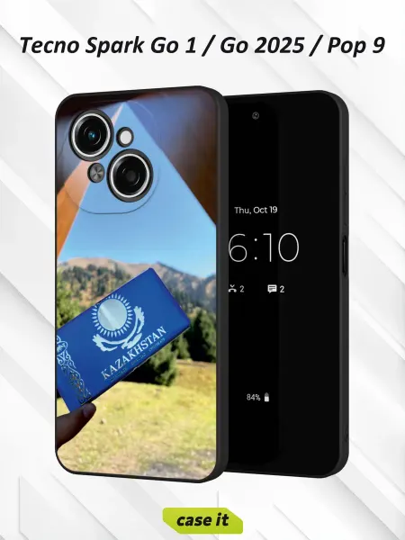 Case it Чехол на Tecno Spark Go 1 Go 2025 Pop 9с принтом Леон