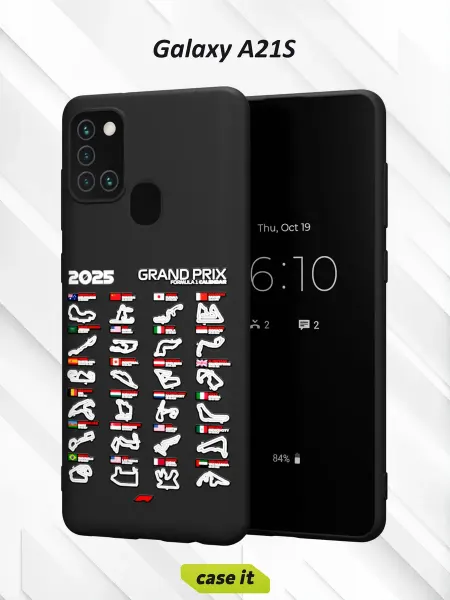 Case it Чехол на Samsung A21S с принтом Формула 1