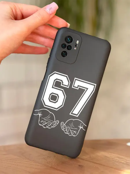 PBl store Чехол на Redmi Note 10 Note 10S Poco M5S 67 six seven