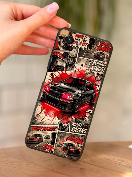 PBl store Чехол на Redmi Note 10 Note 10S Poco M5S принт BMW gtr