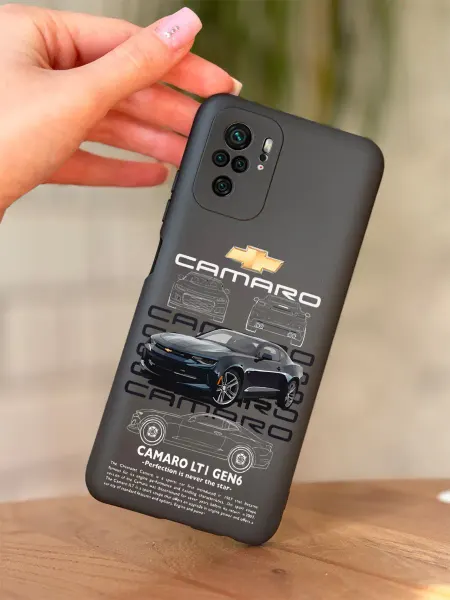 PBl store Чехол на Redmi Note 10 Note 10S Poco M5S принт Chevrolet