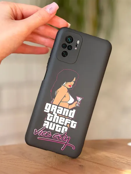 PBl store Чехол на Redmi Note 10 Note 10S Poco M5S GTA vice city