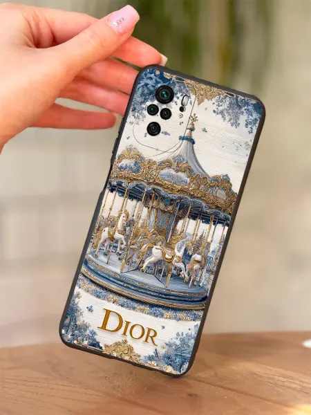 PBl store Чехол на Redmi Note 10 Note 10S Poco M5S в стиле Dior
