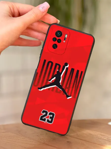 PBl store Чехол на Redmi Note 10 Note 10S Poco M5S принт Jordan