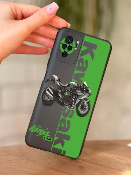 PBl store Чехол на Redmi Note 10 Note 10S Poco M5S Kawasaki Ninja
