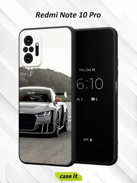 Case it Чехол на Redmi Note 10 Proс принтом Audi