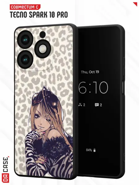 DACase Чехол на Tecno Spark 10 Pro с принтом Аниме
