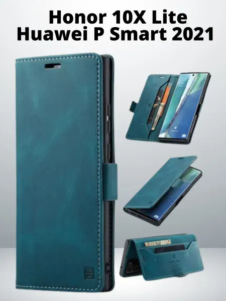 AksPhone Чехол на Huawei P Smart 2021 книжка Honor 10X Lite